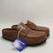 Mens BIRKENSTOCK Naples Wrapped Loafers Cognac UK Size 7.5 EU41