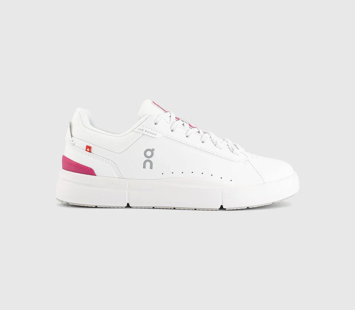 ON The Roger Advantage Trainers White Pink F UK Size 6