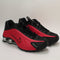 Odd sizes - Nike Mens Nike Shox R4 Trainers University Red University Red Black UK Sizes Right 6/Left 7