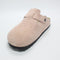 Womens BIRKENSTOCK Boston Clogs Pink Clay Suede UK Size 7.5 EU41