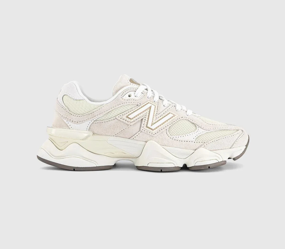 New Balance 9060 Trainers Sea Salt Sea Salt White UK Size 3.5