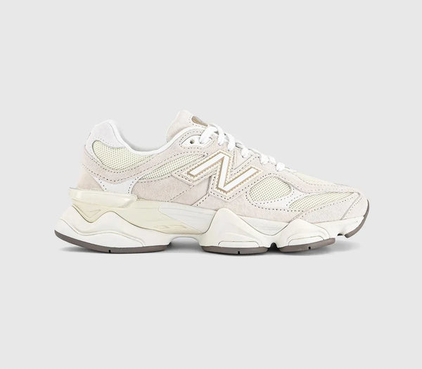 New Balance 9060 Trainers Sea Salt Sea Salt White UK Size 3.5