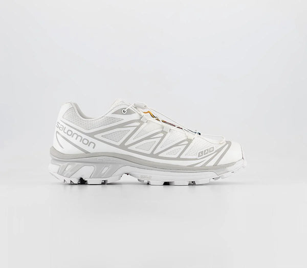 Salomon Xt-6 Trainers White White Lunar Rock UK Size 7.5