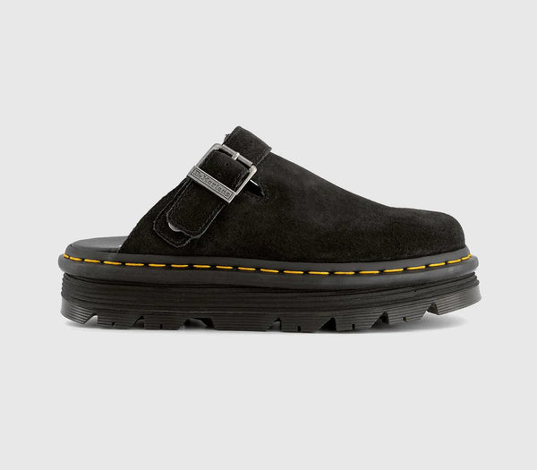 Womens Dr. Martens Zebzag Mule Black Suede UK Size 7