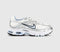 Nike Air Max Moto 2k Trainers White Hydrogen Blue Metallic Silver UK Size 5