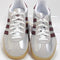 Odd sizes - adidas Gazelle Indoor Trainers Silver Metallic Shadow Red Gum UK Sizes Right 6/Left 5.5
