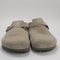 Mens BIRKENSTOCK Boston Clogs Faded Khaki Suede UK Size 7 EU40