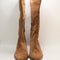 Womens OFFICE Kezia Heeled Western Knee Boots Tan Suede UK Size 8