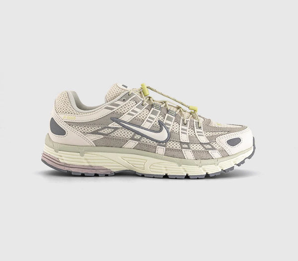 Nike P-6000 Trainers Light Bone Platinum Violet Cement Grey UK Size 8.5