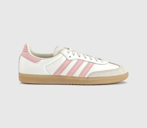 adidas Samba OG Trainers Offwhite Sandy Pink Gum UK Size 6