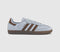 adidas Samba OG Trainers Crystal Sky Earth Strata White UK Size 4