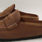 Womens BIRKENSTOCK Naples Wrapped Clogs Cognac Leather UK Size 5 EU38