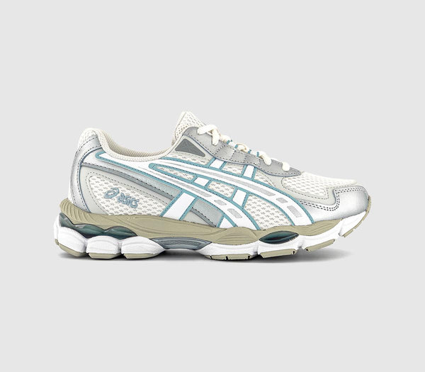 ASICS GelNYC 2055 Trainers Cream Dolphin Grey UK Size 5