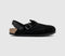 Womens BIRKENSTOCK Tokio Clogs Black Suede UK Size 5.5 EU39