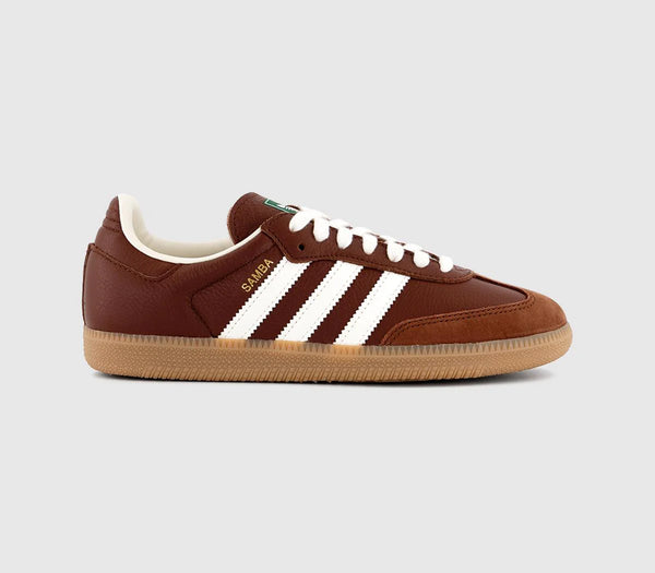 adidas Samba Og Trainers Fox Brown Offwhite Gum UK Size 11.5