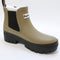 Womens Barbour Halton Chelsea Welly Boots Brown Military UK Size 5
