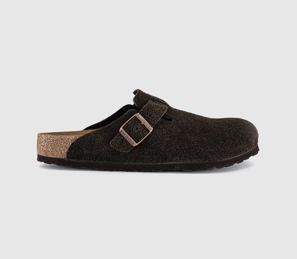 Mens BIRKENSTOCK Boston Clog Mocha Suede Leather UK Size  11.5 EU46