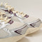 ASICS Gel 1130 Trainers Cream Beniimo Purple UK Size 5