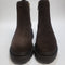 Womens OFFICE Archie Chunky Chelsea Ankle Boots Brown Suede UK Size 4