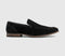 Mens OFFICE Channing Suede Loafers Black UK Size 9