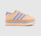 adidas Gazelle Stack Trainers Halo Blush Blue Spark Gum UK Size 6.5