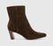 Womens OFFICE Arabella Set Back Heel Ankle Boots Brown Suede UK Size 8