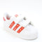 Kids adidas Superstar Led Lights Infant Trainers Black Bright Red White UK Size 8infant