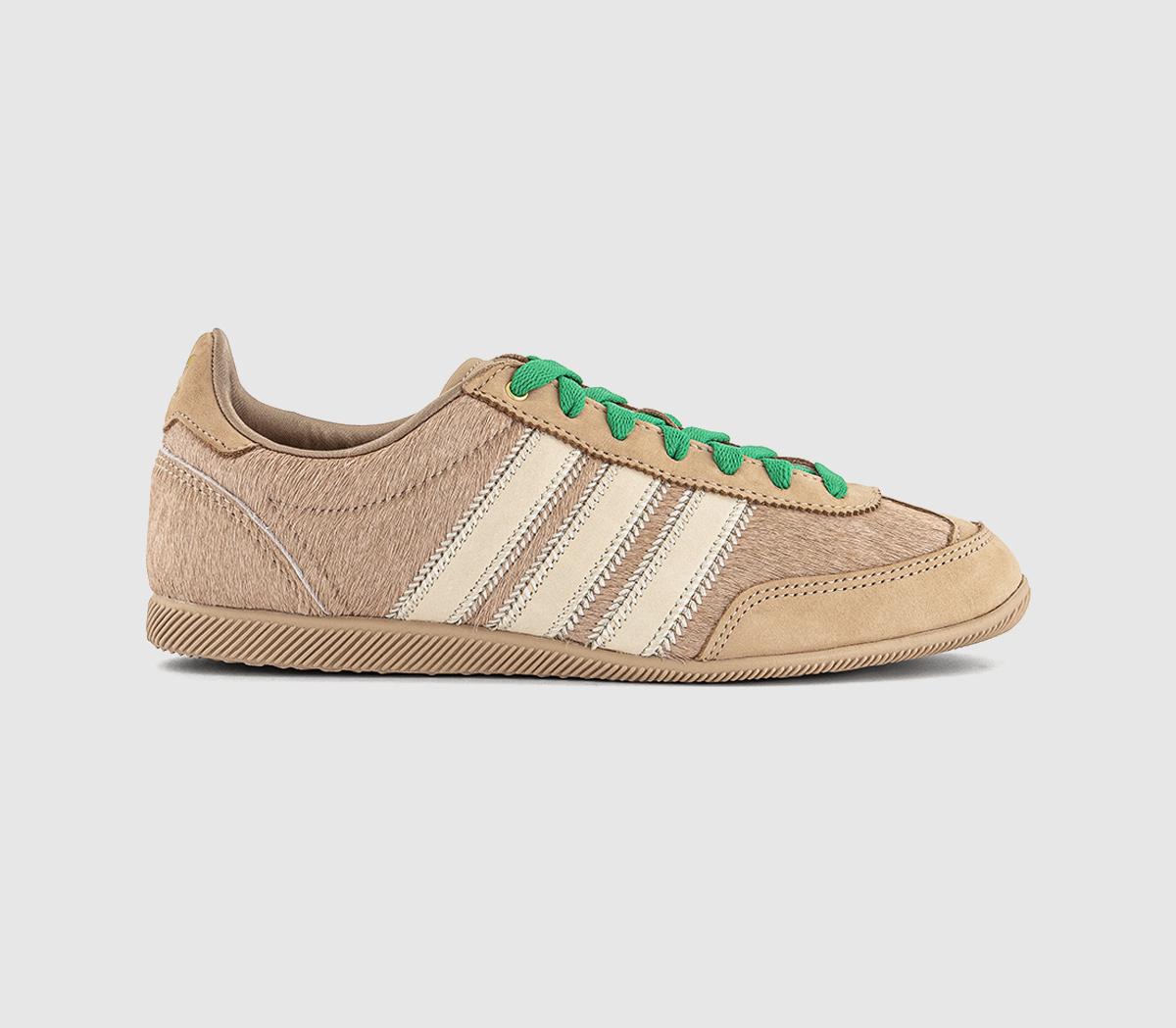 adidas Japan Trainers Warm Sandstone Crystal Sand Alumina UK Size 4