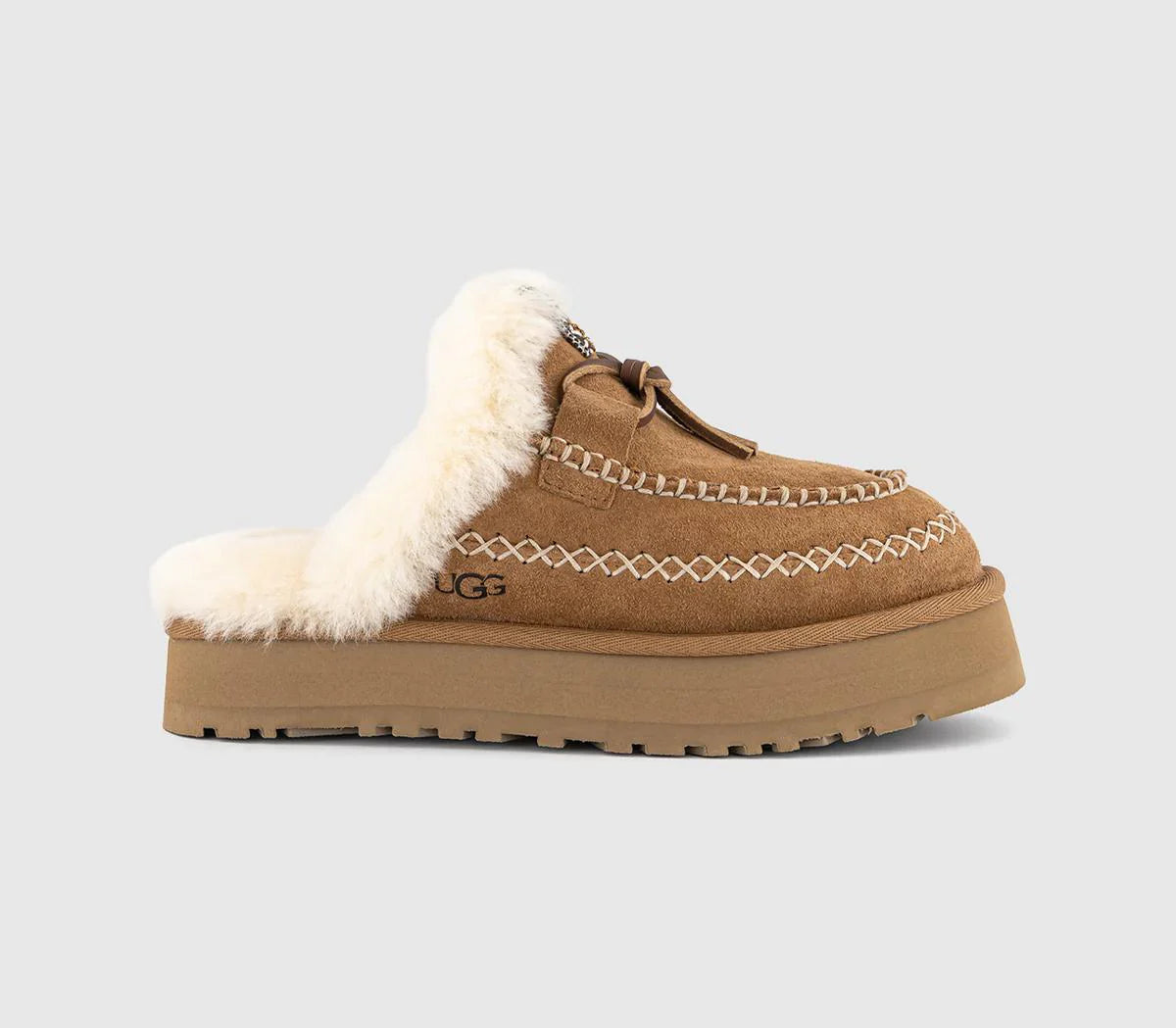 Womens UGG Disquette Slippers Alpine Chestnut UK Size 6