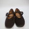 Womens OFFICE Flavour Suede Mary Jane Ballet Pumps Brown Suede UK Size 4