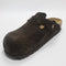 Mens BIRKENSTOCK Boston Clog Mocha Suede Leather UK Size 7.5 EU41