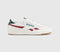 Reebok Club C Revenge Trainers White Red Green UK Size 6