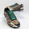 Odd sizes - adidas Adizero Adios Og Trainers Leopard Grey Black Court Green UK Sizes Right 5/Left 4.5