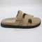 Womens Steve Madden Missile Sandals Taupe Suede UK Size 6