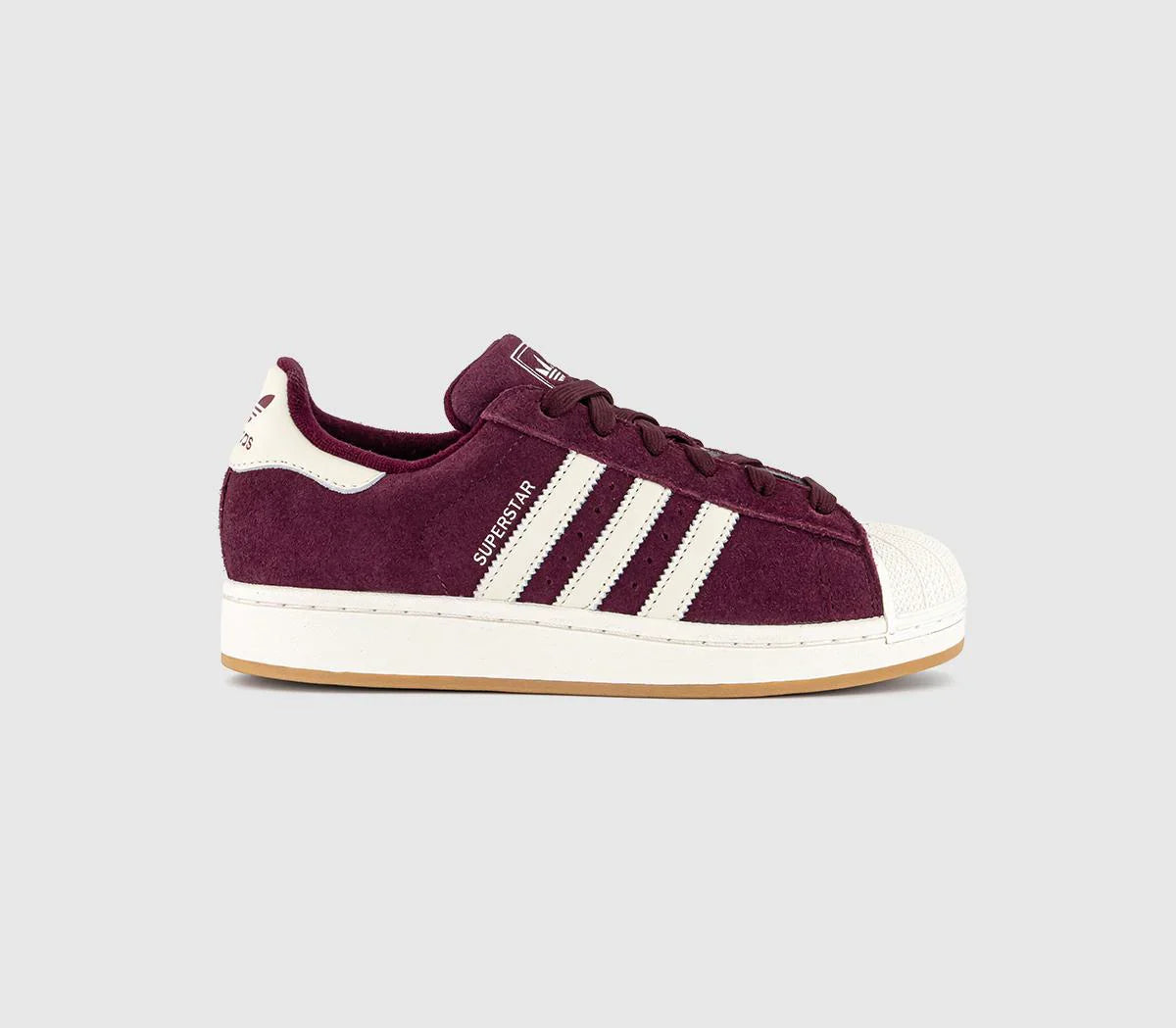 adidas Superstar Il Trainers Burgundy UK Size 5