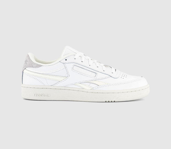 Reebok Club C Revenge Trainers White Barely Grey Chalk UK Size 8