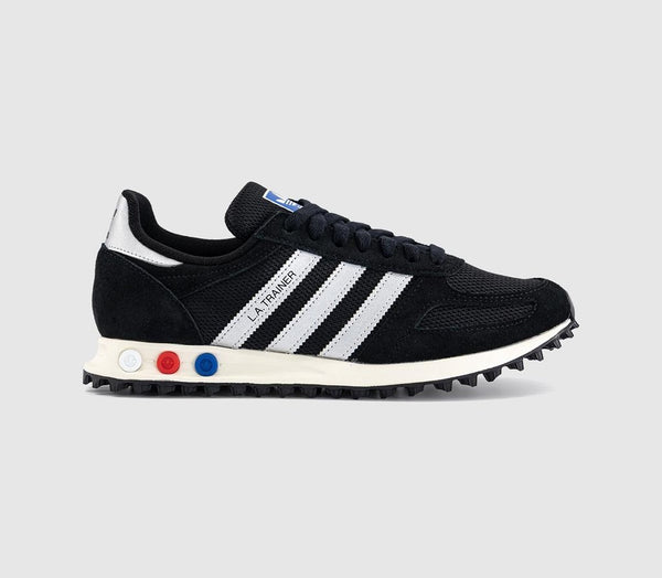 adidas LA Trainers OG Core Black Silver Metallic Off White