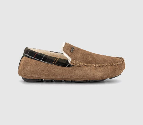 Mens Barbour Monty Men's Slippers Camel