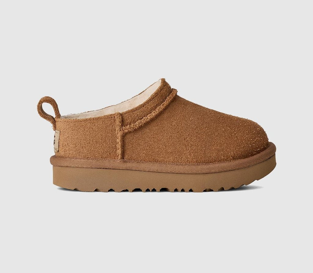Kids UGG Classic Micro Toddler Slippers Chestnut