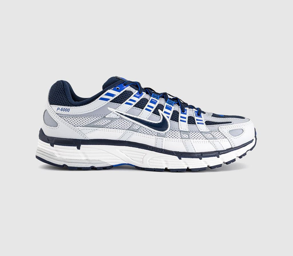 Nike P6000 Trainers Wolf Grey Blue Eclipse Summit White