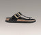 Womens BIRKENSTOCK Gizeh Droplet Sandals Black High Shine