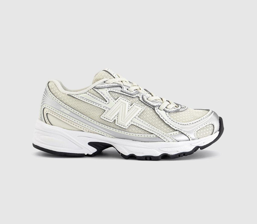 Kids New Balance 740 Youth Trainers Turtledove Linen
