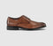 Mens OFFICE Miles 5 Eye Derby Shoes Tan