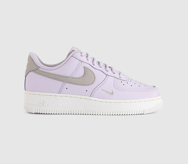 Nike Air Force 1 07 Trainers Bleached Lilac Cream Sail