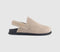 Womens Good News Frank Mules Beige Suede