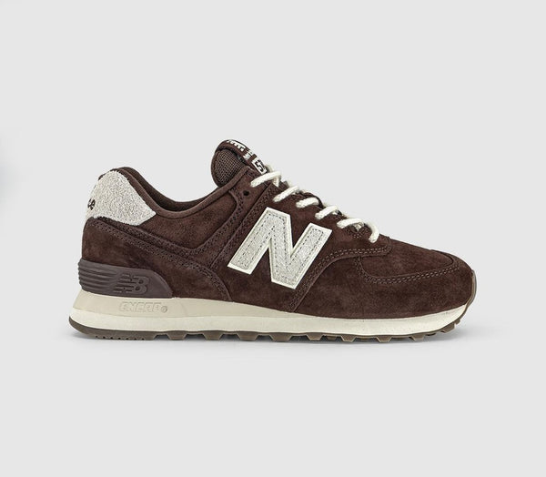 New Balance 574 Trainers Pumpernickle Angora