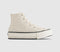 Kids Converse All Star Eva Lift Hi Youth Trainers Floral Crochet Egret Black