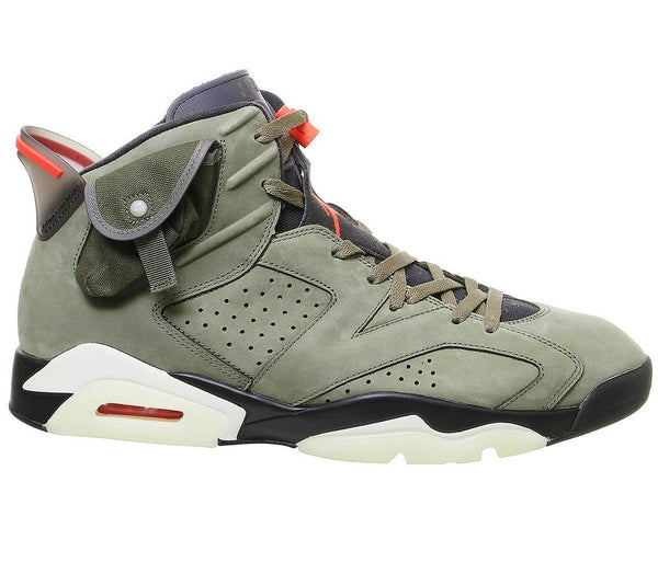 Nike Air Jordan 6 Trainers Med Olive Infrared TS