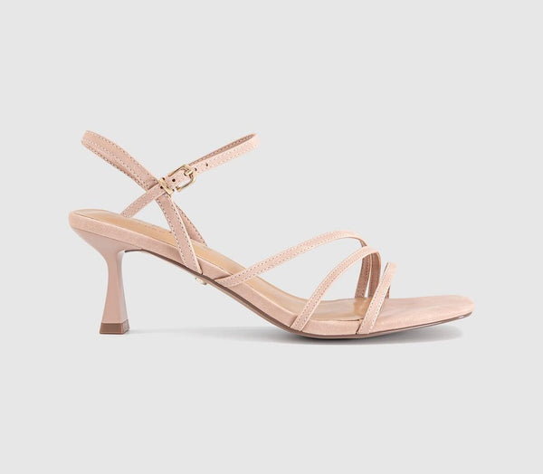 Womens OFFICE Millie Multi Strap Heels Blush
