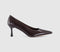 Womens OFFICE Makeover Kitten Heels Court Brown